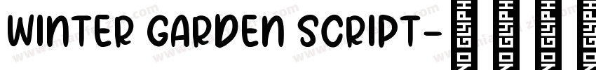 Winter Garden Script字体转换